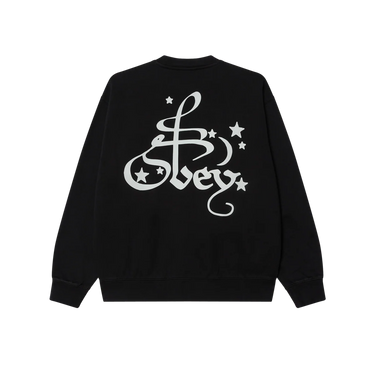 Obey Spellbound Faded Crew felpa girocollo effetto faded vista frontale