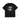 Wasted Paris Haunted T-Shirt nera in cotone pesante, grafica serigrafata sul davanti, vista frontale