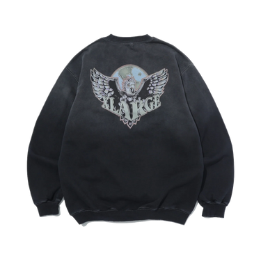 Xlarge Eagle Wings To The World felpa girocollo stampata vista frontale
