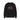 Propaganda Top Crewneck nera, felpa girocollo con stampa serpente sul retro