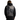 Wasted Paris Chainsaw Hoodie Boxy nera, vista posteriore con stampa