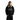 Wasted Paris Chainsaw Hoodie Boxy nera, dettaglio cappuccio e tasca a marsupio