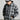 HUF Arch Plaid Full-Zip Hoodie nera indossata