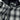 HUF Durango Work Jacket nera dettaglio motivo a quadri