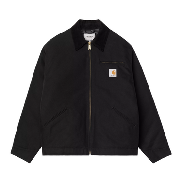 Carhartt WIP OG Detroit Winter Jacket nera Black vista frontale