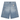 OG Single Knee Short - Blue Destroy Wash Splatter