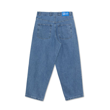 Polar Big Boy pantalone denim blu medio vestibilità baggy vista frontale