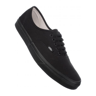 Vans Authentic sneaker nera tomaia canvas vista laterale