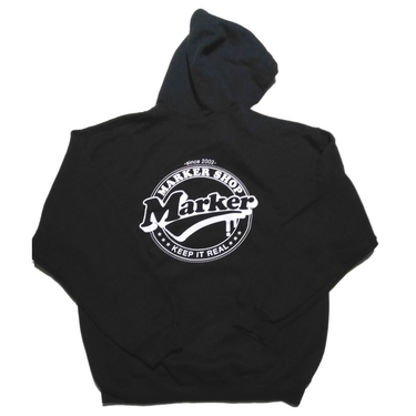Marker Logo OG Hoodie nera vista frontale