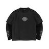 Wasted Paris Age Road T-Shirt nera in cotone pesante, grafica serigrafata sul davanti