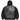 Wasted Paris Chainsaw Hoodie Boxy nera, dettaglio stampa grafica fronte