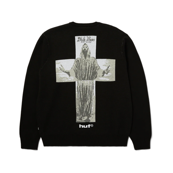 Black Moses Knit Sweat