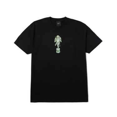 HUF Boulevard Status T-Shirt nera fronte stampa grafica