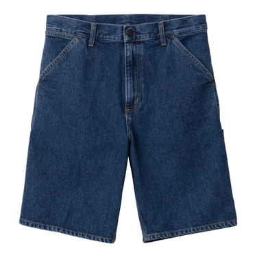 Single Knee Short - Blue Stone Washed