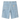 Single Knee Short - Blue Heavy Stone Bleached