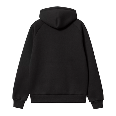 Giacca con cappuccio Carhartt WIP Car-Lux nera, vista posteriore