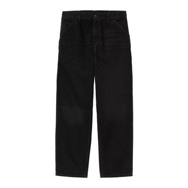 Carhartt WIP Single Knee Pant Black Stone Canvas, vista posteriore