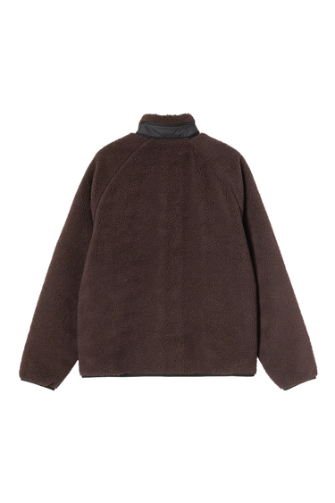 Carhartt WIP Prentis Liner giacca in pile Palisander nero, vista posteriore