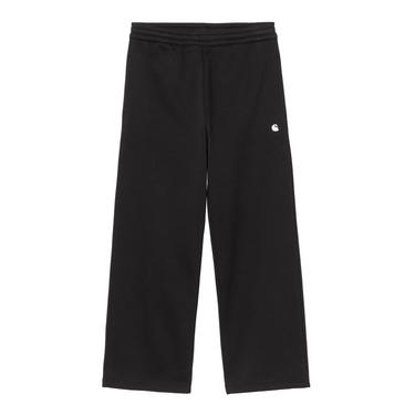 Carhartt WIP Mack Sweat Pant neri felpati, vista frontale