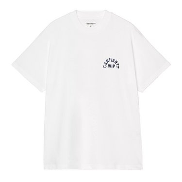 Carhartt WIP Arch Script T-Shirt bianca, vista frontale