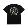 HUF Olympia T-Shirt nera con stampa grafica