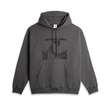 Polar Skate Co. Dave Hoodie Apocalypse Nun nera dirty black, felpa con cappuccio, vista fronte