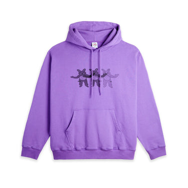 Polar Skate Co. Dave Hoodie Different In The End viola ultraviolet, felpa con cappuccio, vista fronte