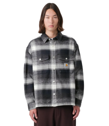 Carhartt WIP L/S Esterson Shirt Dark Navy, dettaglio