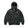 Thorn Camo Waffle Zip-Thru Hood
