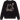 Kaotiko Ramen Frog Jersey nero, maglione girocollo con ideogramma ricamato sul fronte