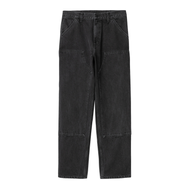 Double Knee Pant - Black Stone Washed