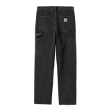 Double Knee Pant - Black Stone Washed