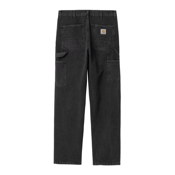 Double Knee Pant - Black Stone Washed