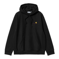 Hooded American Script Sweatshirt - Black