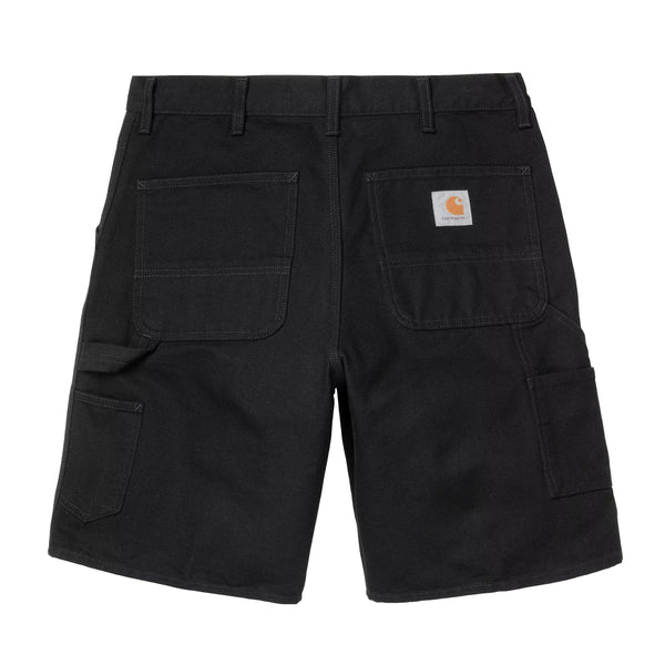 Single Knee Short - Black Rinsed