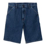 Single Knee Short - Blue Stone Washed