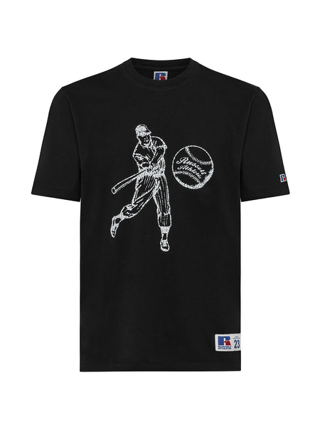 Hank Baseball T-Shirt - Black