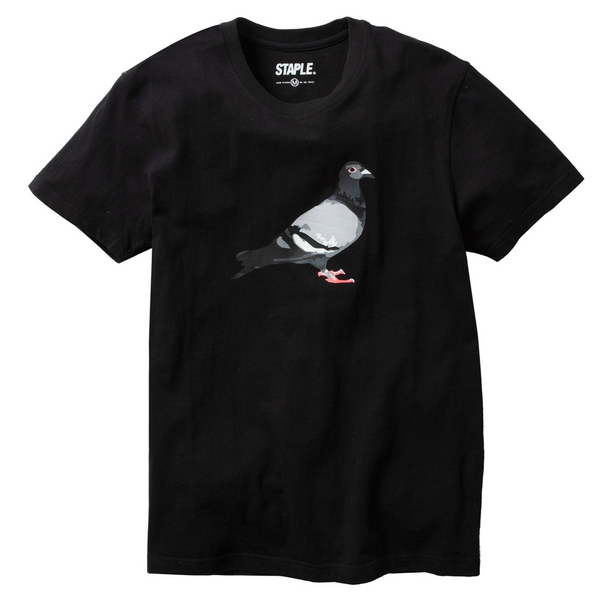 Pigeon Logo Tee - Black