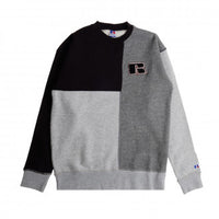 Colorblock Crewneck - Black