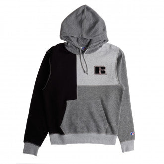 Colorblock Hoodie Black Marker Shop
