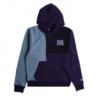 Colorblock Hoodie - Blue